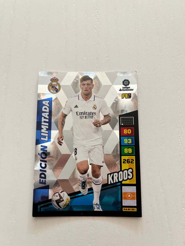 Carta Fútbol Kroos Real Madrid Edición Limitada