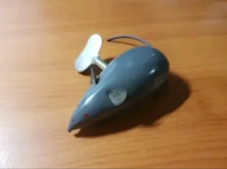 Juguete de ratón, hecho en hojalata, coleccionismo