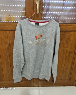 Felpa Enrico Coveri Uomo Grigia Vintage Tg. L