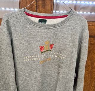 Felpa Enrico Coveri Uomo Grigia Vintage Tg. L