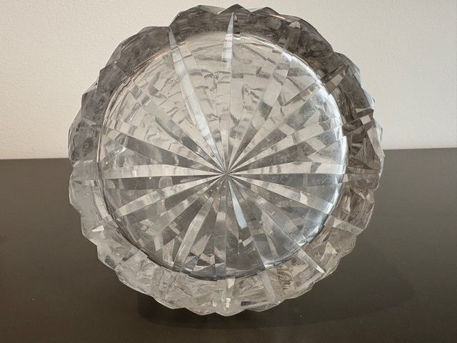 Licorera Antigua Cristal Tallado