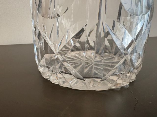 Licorera Antigua Cristal Tallado