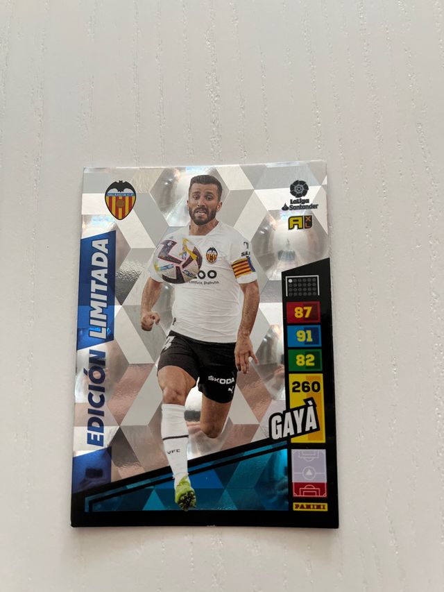 Carta Fútbol Panini Gaya Edición Limitada