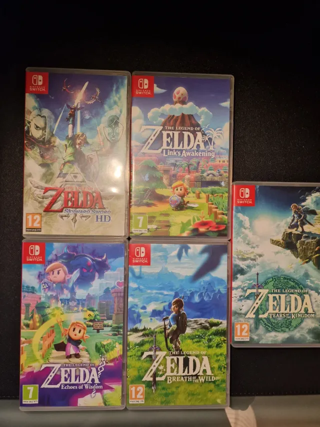 Caratulas Originales Zelda Switch