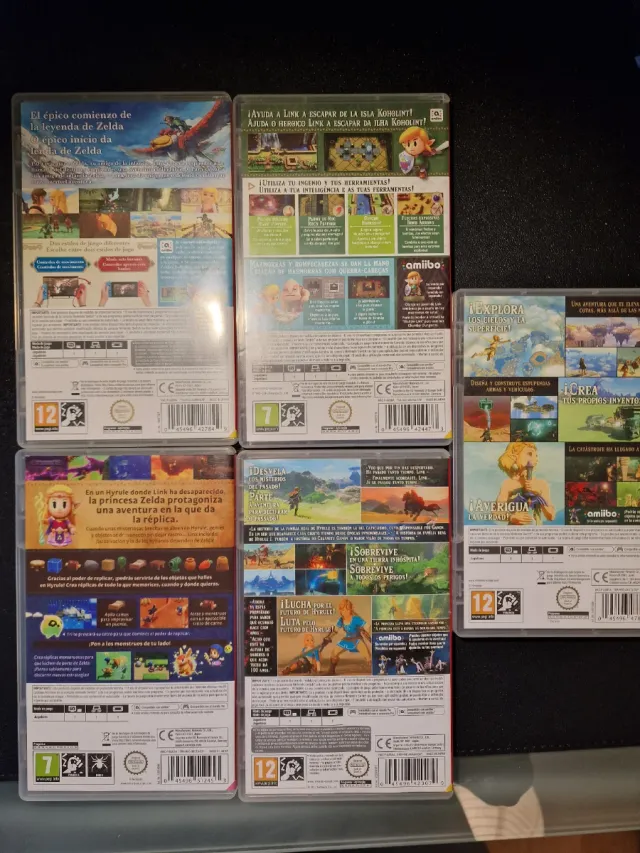 Caratulas Originales Zelda Switch