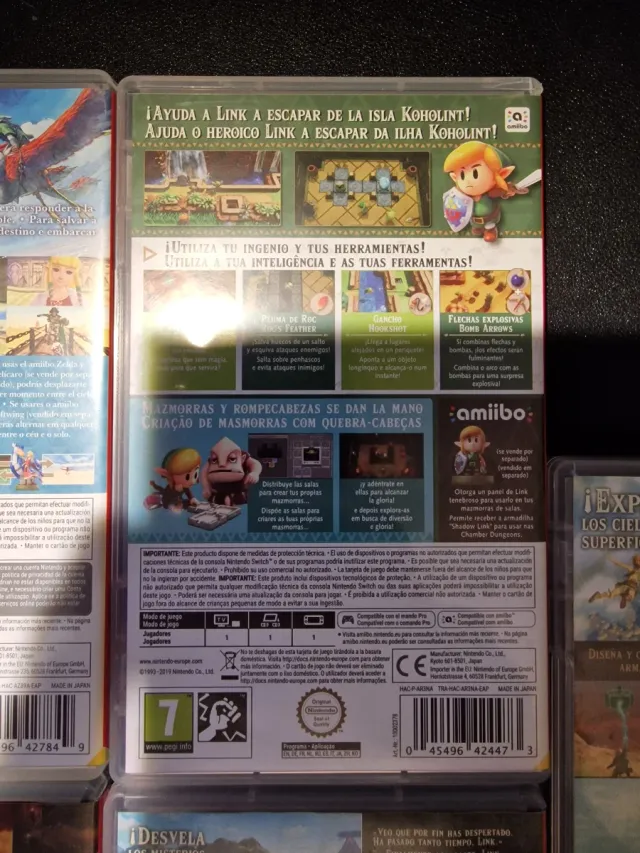 Caratulas Originales Zelda Switch