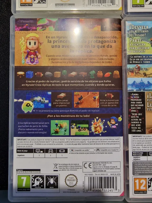 Caratulas Originales Zelda Switch