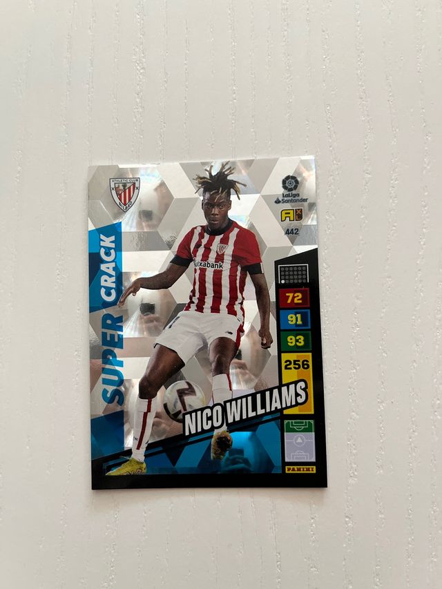 Carta Fútbol Nico Williams LaLiga Santander