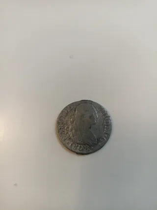 Moneda 2 Reales Carlos III 1808