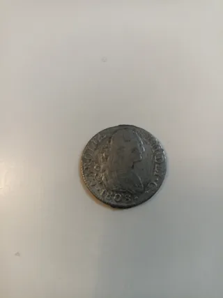 Moneda 2 Reales Carlos III 1808
