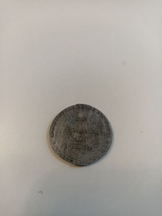 Moneda 2 Reales Carlos III 1808