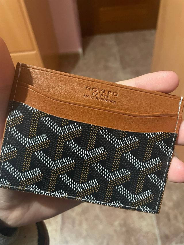 Tarjetero Goyard Verde