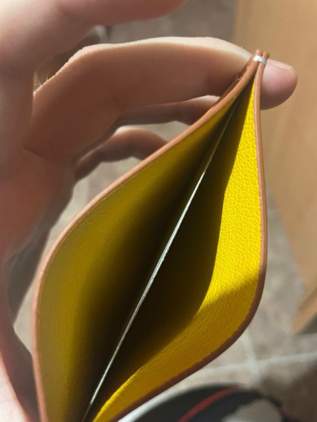 Tarjetero Goyard Verde