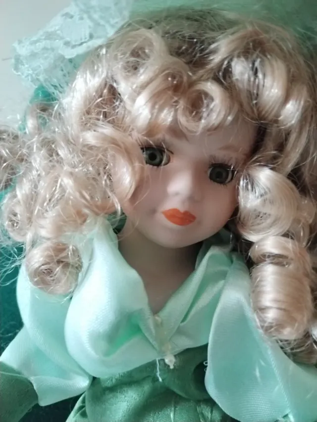 Set di 3 Bambole Porcellana