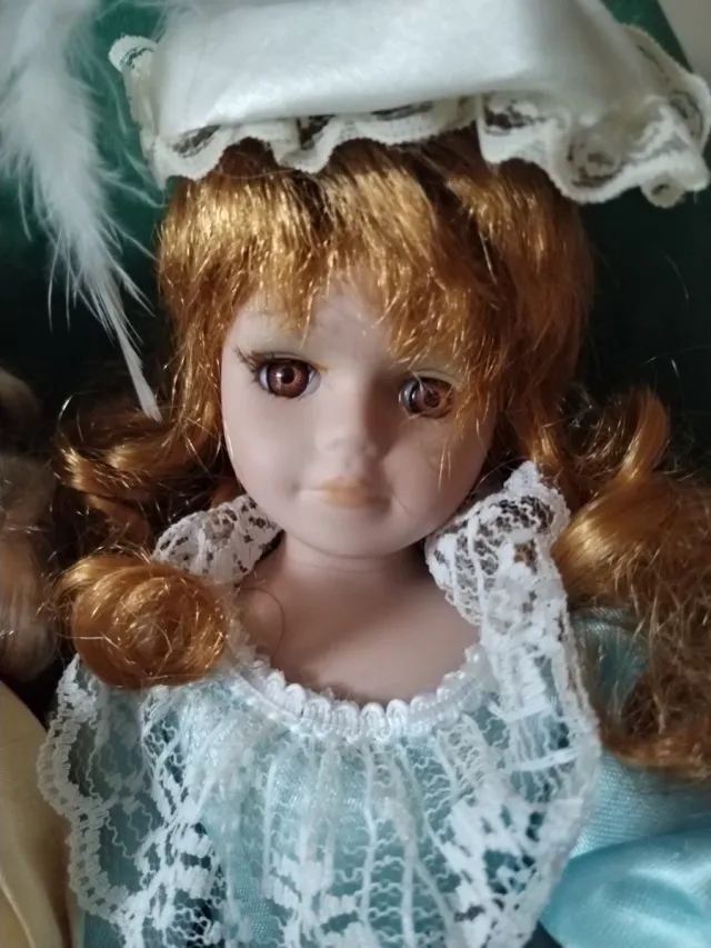 Set di 3 Bambole Porcellana