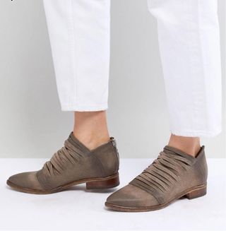 Zapatos Free People Marrones Piel