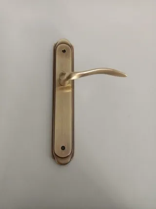 Manilla de puerta dorada