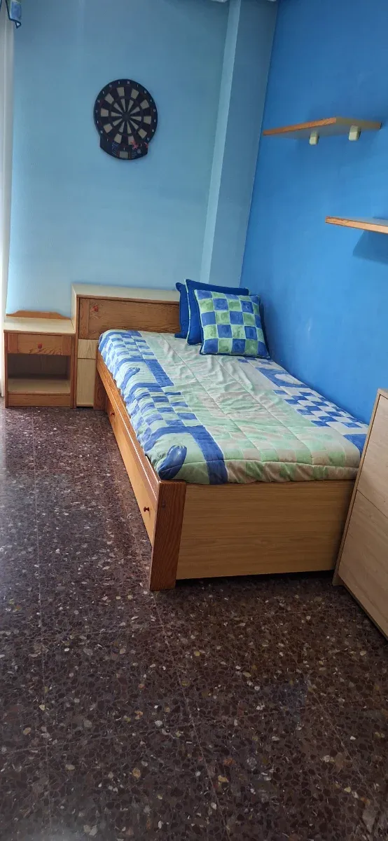 Habitación juvenil completa pino