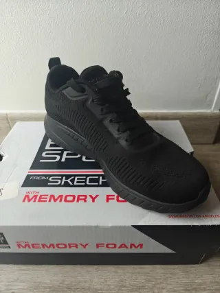 Skechers Bobs Sport Mujer Morado Negro