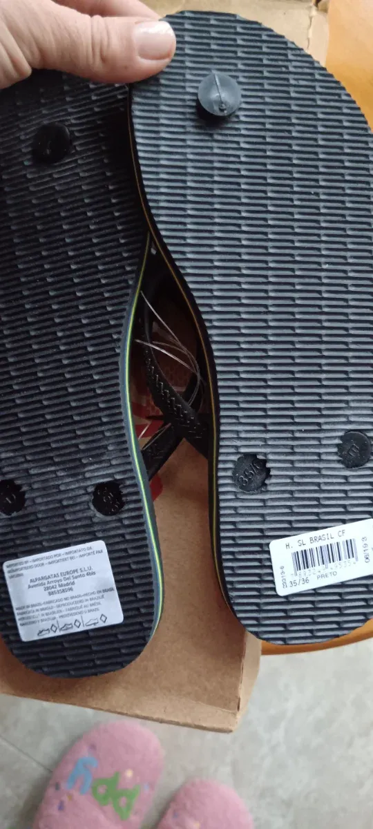 Havaianas Talla 35/36 Negras