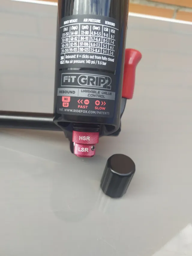 29" FOX38 KASHIMA 180mm Grip2. Horquilla Nueva.