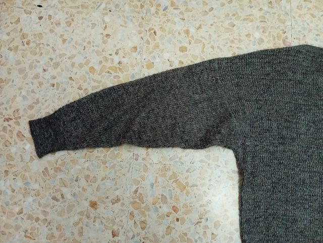 Jersey de punto gris talla M
