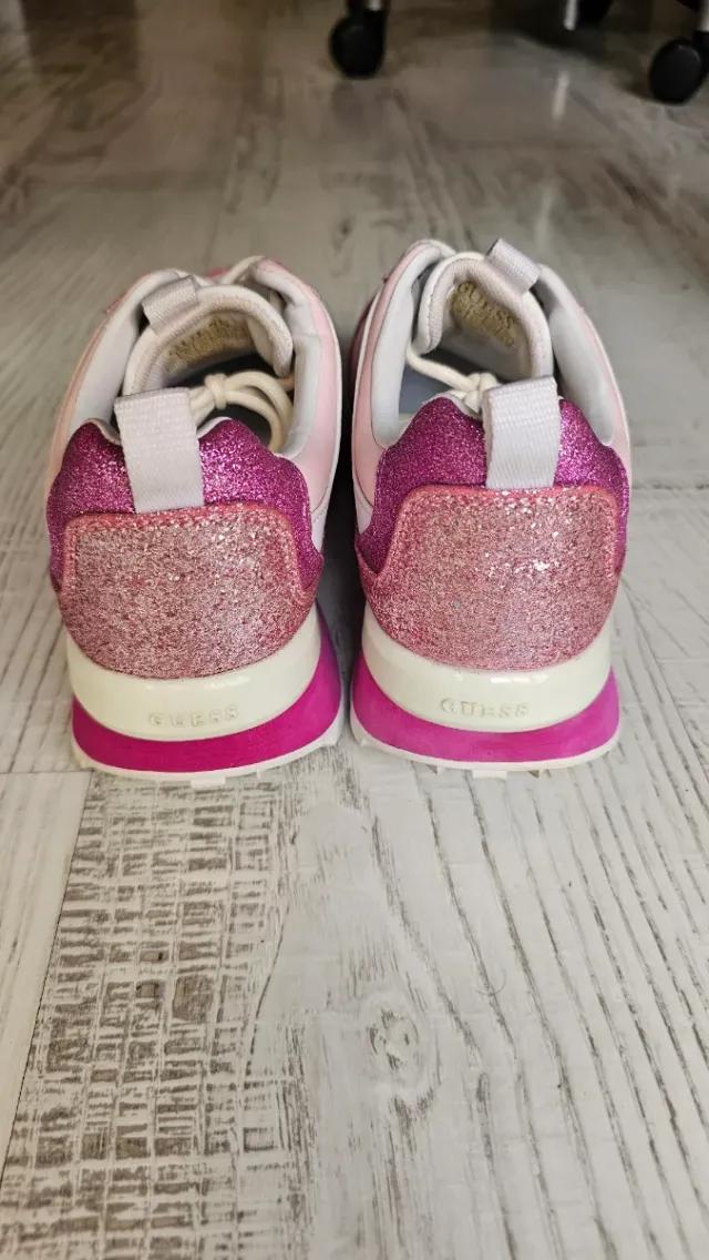 Zapatillas Guess Rosa Glitter