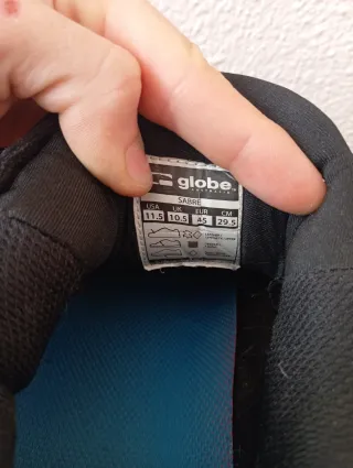 Zapatillas Globe Negras Talla 45