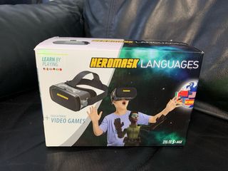 HeroMask VR Educativo Lingue + Videogiochi