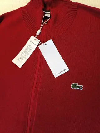 Jersey nuevo original Lacoste de cremallera