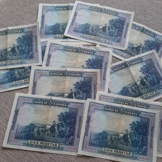 Lote 100 Pesetas 1928 Cervantes