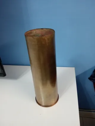 Vaso bossolo ottone