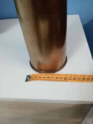 Vaso bossolo ottone