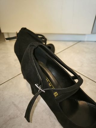 Scarpe nere da donna con tacco tg 40