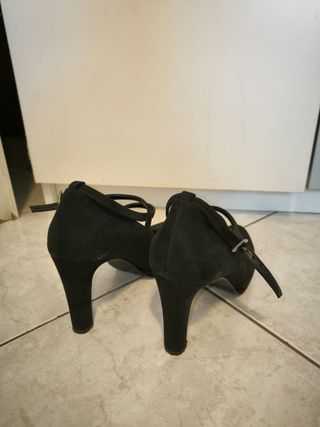 Scarpe nere da donna con tacco tg 40