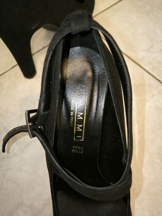 Scarpe nere da donna con tacco tg 40