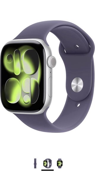 Correa Apple Watch 11 Niebla Lila 46mm