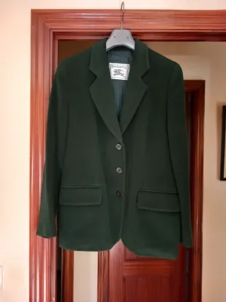 Chaqueta Lana Burberry Verde mujer 44