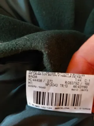 Chaqueta Lana Burberry Verde mujer 44
