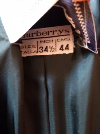 Chaqueta Lana Burberry Verde mujer 44