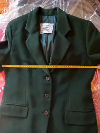 Chaqueta Lana Burberry Verde mujer 44