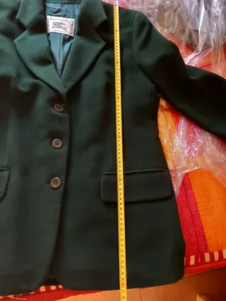 Chaqueta Lana Burberry Verde mujer 44
