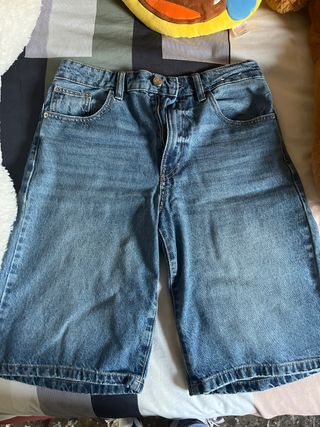 Pantalón baggy vaquero mujer