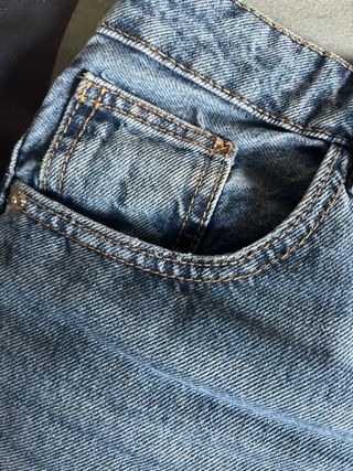 Pantalón baggy vaquero mujer