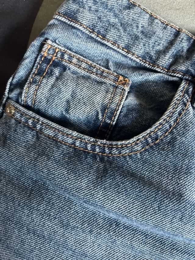 Pantalón baggy vaquero mujer