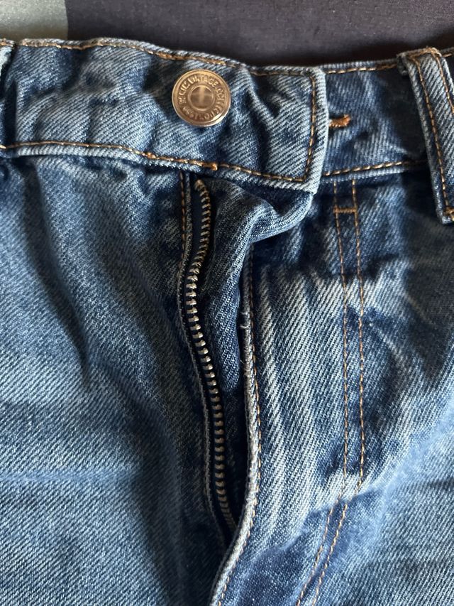 Pantalón baggy vaquero mujer