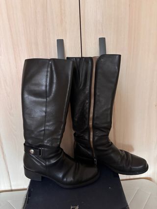 Botas altas Nicolas Talla 39 Negras, tacón bajo