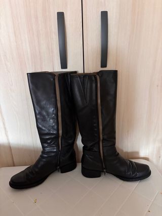 Botas altas Nicolas Talla 39 Negras, tacón bajo