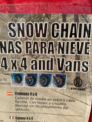 Cadenas para Nieve 4x4 y Furgonetas