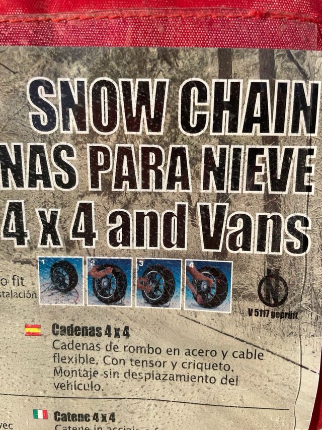 Cadenas para Nieve 4x4 y Furgonetas
